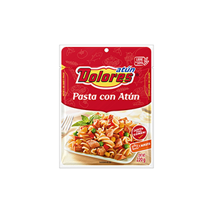Atún con pasta y salsa de tomate pouch Dolores 220g