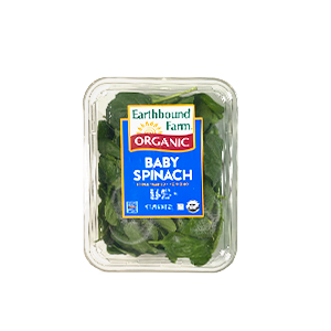 Espinaca baby orgánica Earthbound Farm 142g