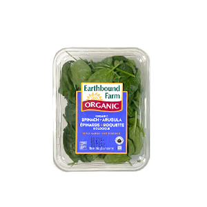 Mix espinaca baby y arugula baby Earthbound Farm 142g