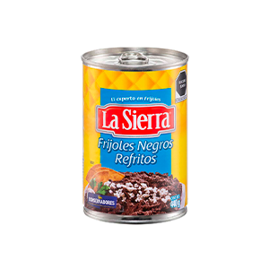 Frijoles negros refritos La Sierra 440g