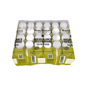 Huevo blanco Bachoco caja 30pz