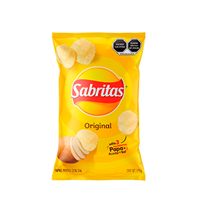 Papas originales sal Sabritas 160g