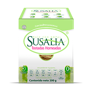 Tostada horneada con nopal Susalia 200g