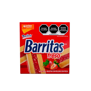 Barritas de fresa Marinela 268g