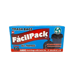Bolsas de basura jumbo Fácil Pack 10pz