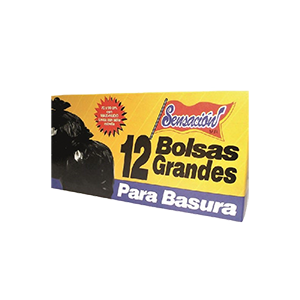 Bolsas de basura grande Sensación 12pz