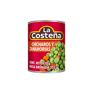 Chícharos con zanahoria La Costeña 420g