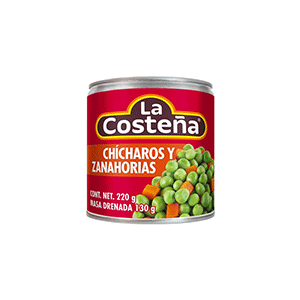 Chícharos con zanahoria La Costeña 220g
