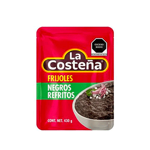 Frijoles negros refritos La Costeña 430g