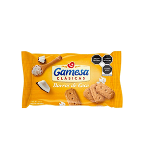 Galletas barras de coco Gamesa 365g