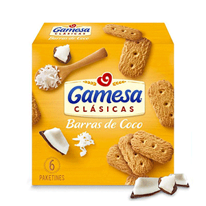Galletas barras de coco Gamesa 634g