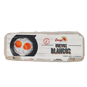 Huevo blanco Orespi caja 12pz