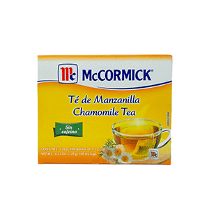 Té de manzanilla McCormick 100pz