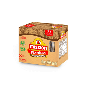 Tostadas planitas horneadas Mission Foods 144g