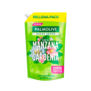 Jabón liquido para manos manzana y gardenia Palmolive 800ml