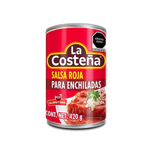 Salsa roja para enchiladas La Costeña 420g