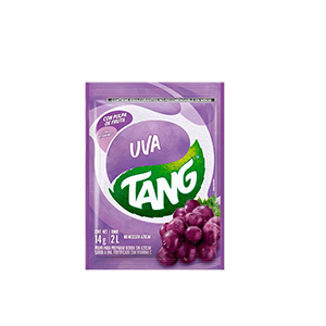 Bebida en polvo sabor uva Tang 13g
