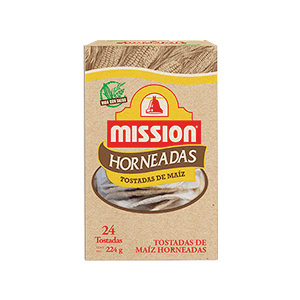 Tostadas de maíz horneadas Mission Foods 224g
