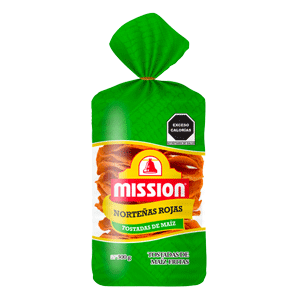 Tostadas de maíz rojas Mission Foods 300g